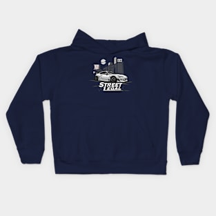 Street Legal - Subie Gang BRZ (White) Kids Hoodie